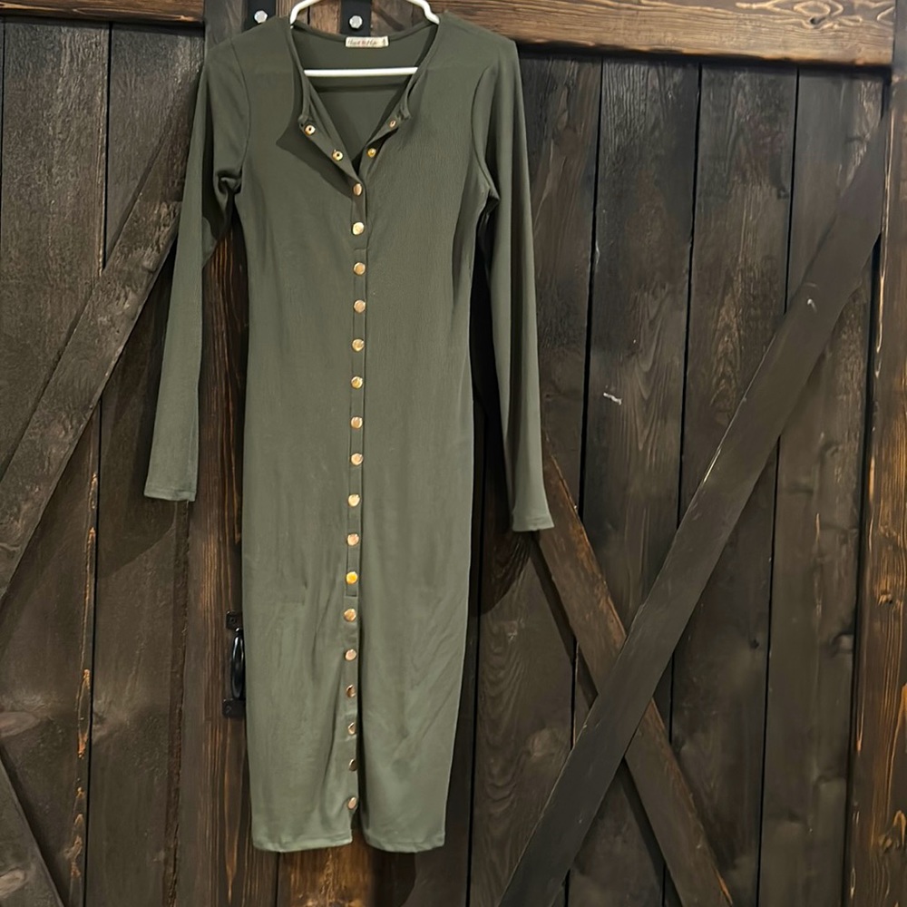 Button down dress